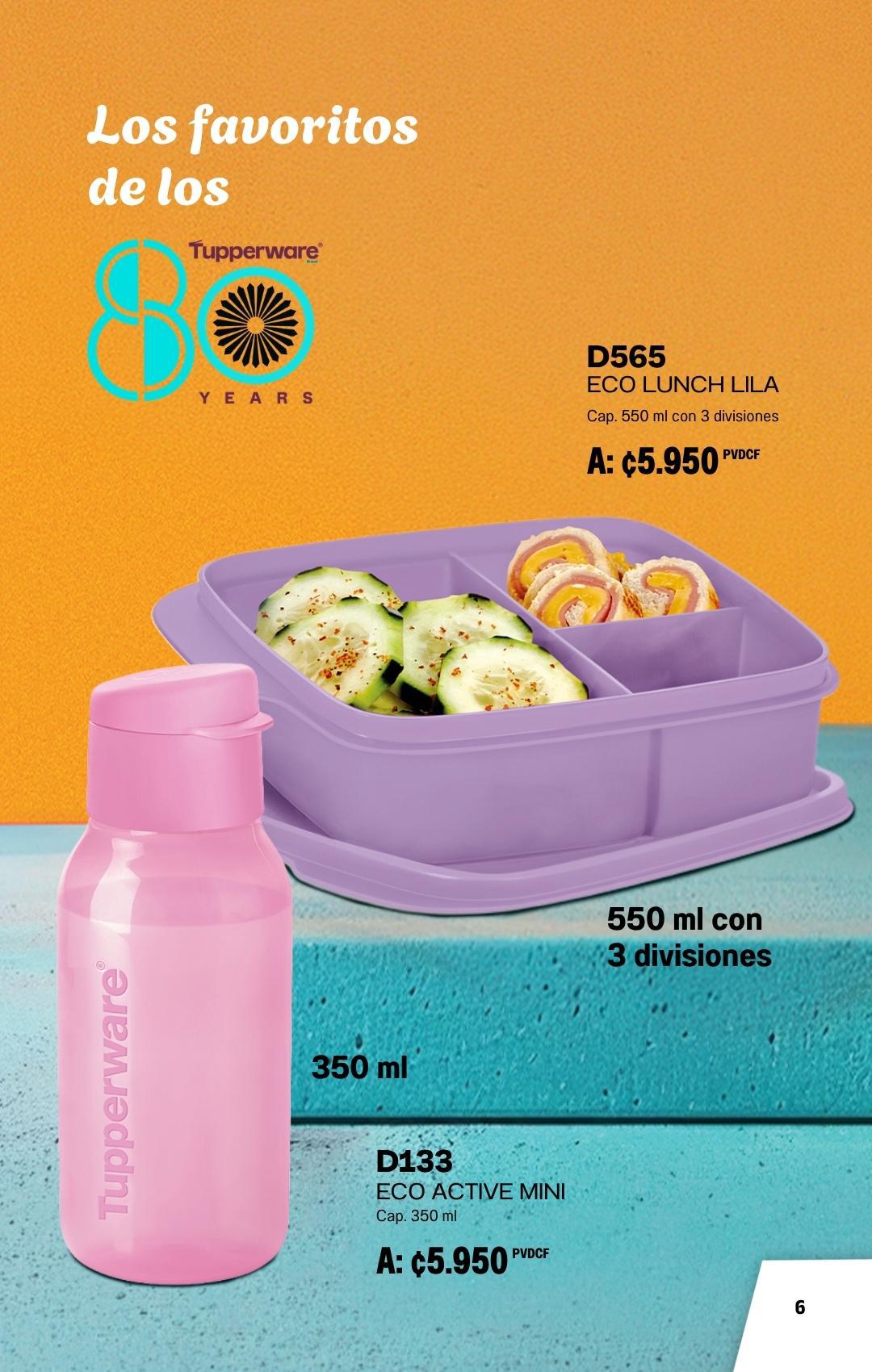 Tupperware スタータ－6点セット Catálogo
